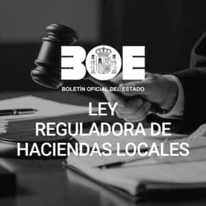 LEY REGULADORA DE HACIENDAS LOCALES